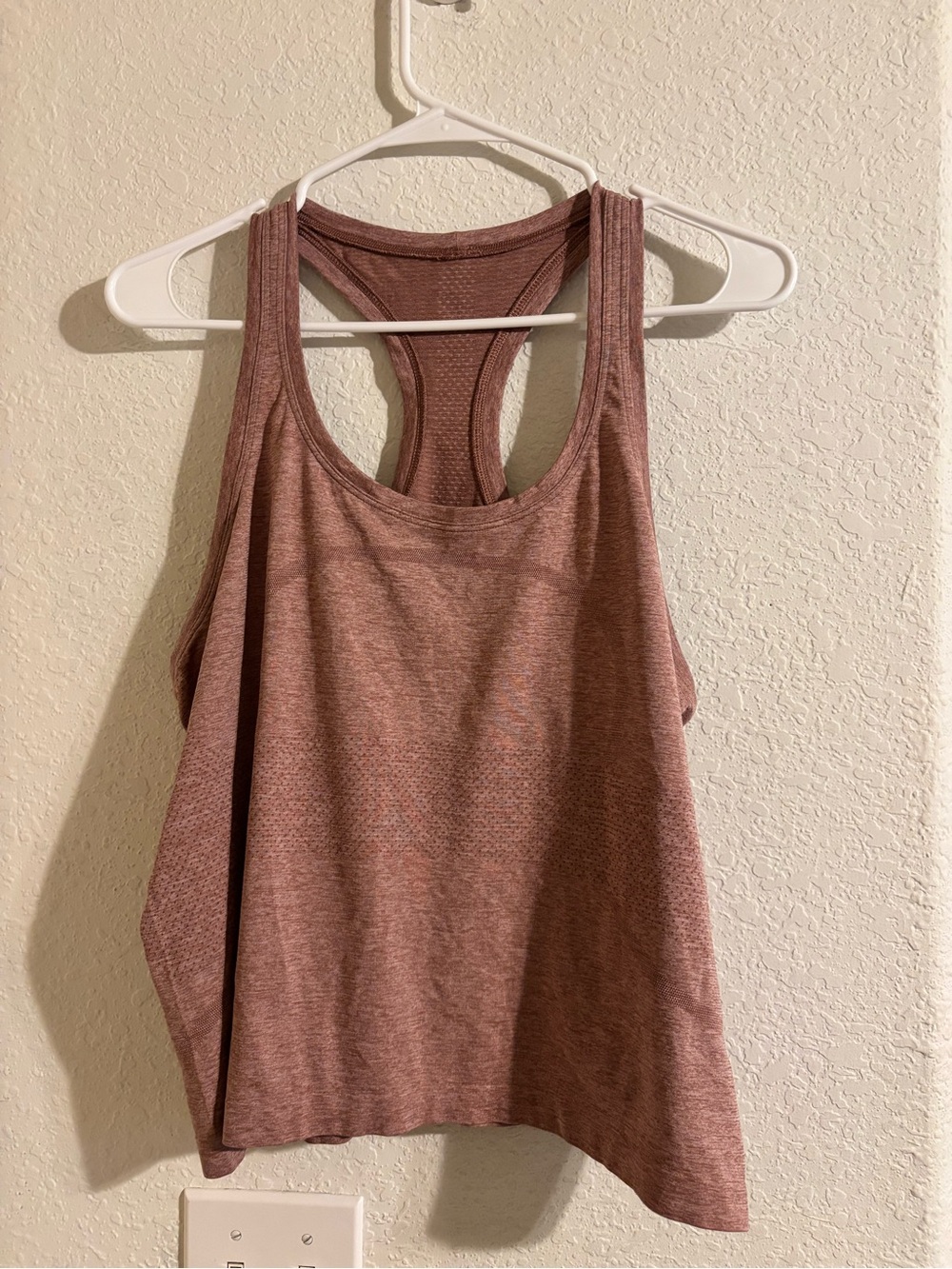 Lululemon Swiftly Tech Racerback Tank Top in pink rosebud